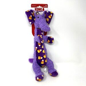 KONG Halloween Shakers Luvs Elephant Dog Animal Toy Long Body Fetch Tug Play
